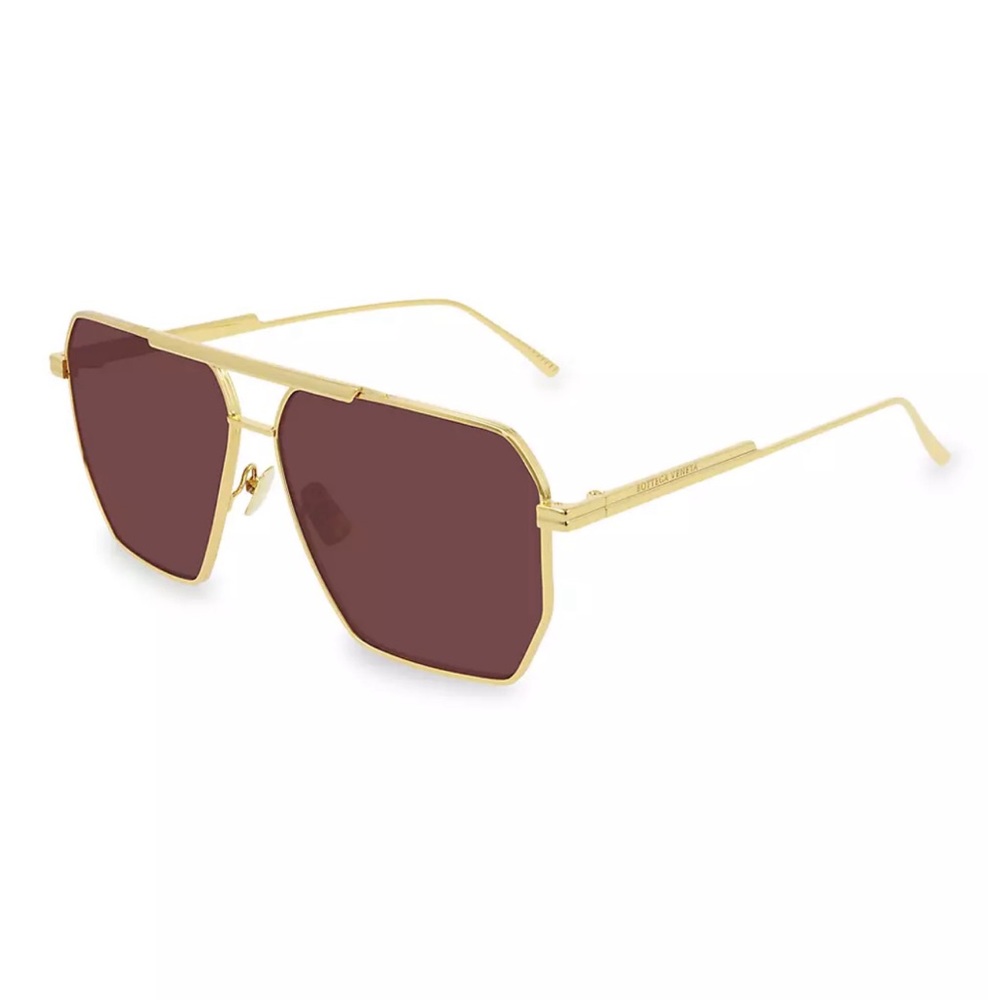 Bottega Veneta 60MM Trapezoid Sunglasses